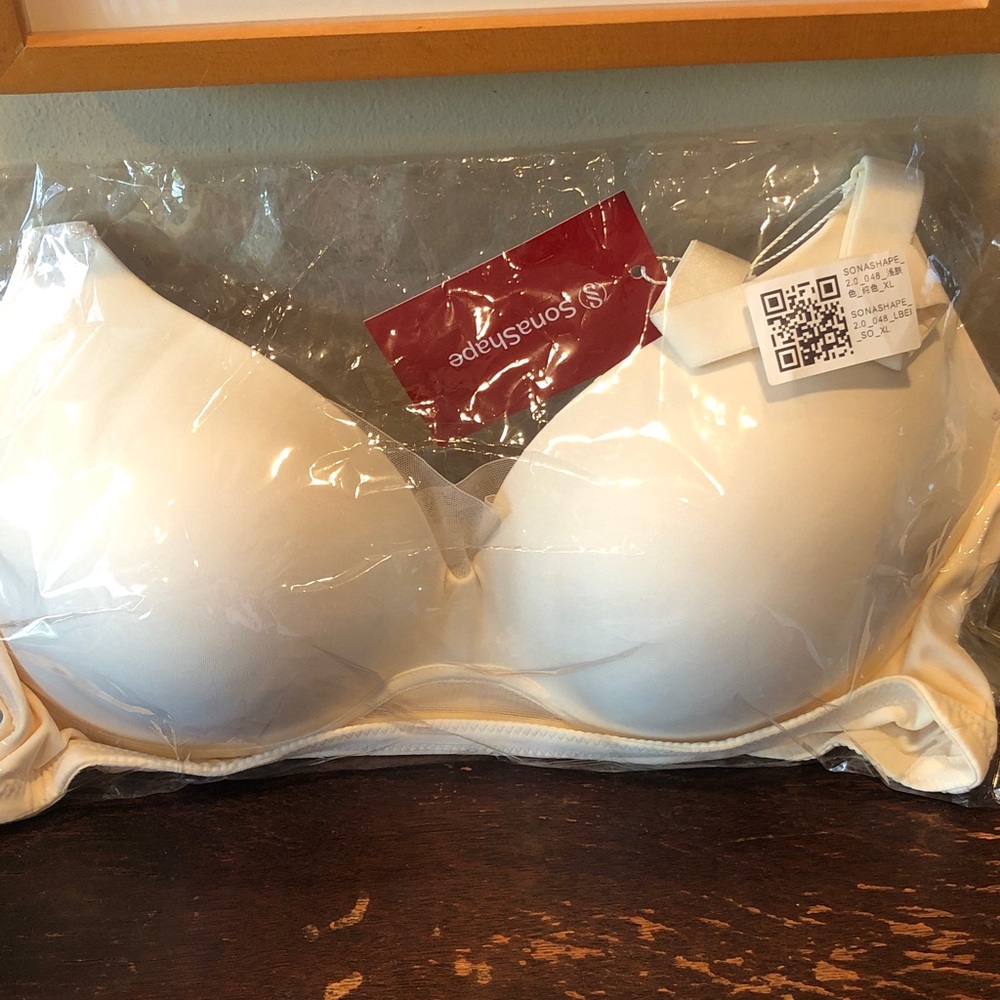SonaShape Enbliss Wireless T-Shirt Bra - Ivory